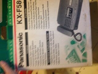 Vintage Panasonic Telephone Answering System Fax Machine KX - F580 4