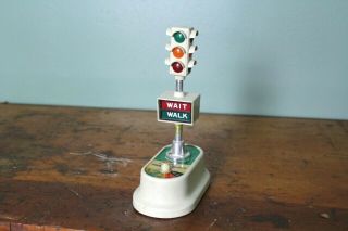 Vintage Buddy L Battery Operated Traffic Light Signal Old Toy 8 1/2 "