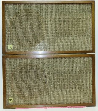 Acoustic Research AR - 2,  Loudspeaker Pair,  Lacquered - Walnut,  SN B 20253 - B 20254 2