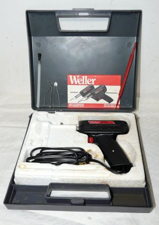 Vintage Weller Expert Model 8200 100/140 Watt Soldering Iron Kit Inv13554