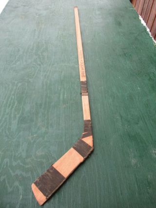 Vintage Wooden 54 " Long Hockey Stick Sher - Wood Amateur