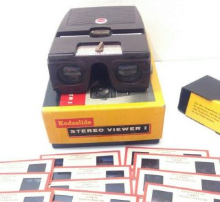 Vintage Kodak Kodaslide Stereo Viewer 1 Box 50 