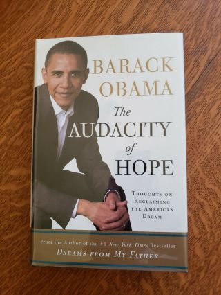 Barack Obama The Audacity Of Hope Signed 1st