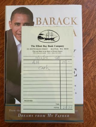 Barack Obama The Audacity Of Hope Signed 1st 4