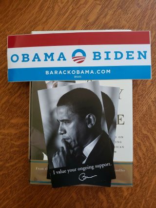 Barack Obama The Audacity Of Hope Signed 1st 5