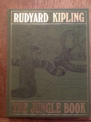 Book - The Folio Society The Jungle Book By Rudyard Kipling With Slipcase 1992
