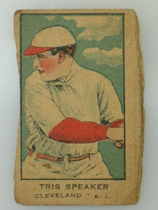 Tris Speaker 1921 W - 551 Vintage Collectible Baseball Card.