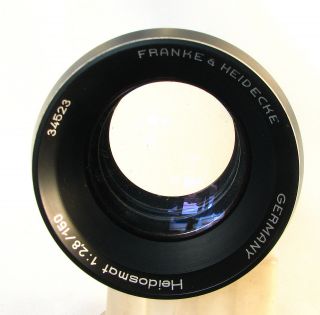 Franke & Heidecke Heidosmat 150mm F2.  8 Lens Cine/Projector Lens,  Rollei 3