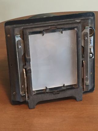 Vintage Camera Parts - 4x5 Graflex Back For Beseler Enlarger;View Hood;Film Holder 6