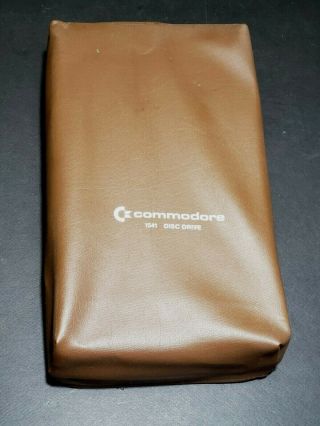 Vintage Commodore 1541 Disk Drive - Brown Vinyl Dust Cover Only - C64