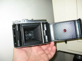 Rare Voigtlander Folding Perkeo - I model Camera with Vaskar 1:4.  5/75mm Lens,  Case 7