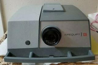 Vintage Airequipt 135 2x2 Slide Projector W/ Remote Cover Or Parts