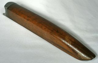 Vintage Single Barrel Shotgun Or Rifle Wooden Forend Light Brown 9
