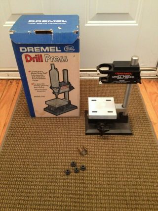 Vintage Dremel Moto Tool Drill Press Model 210 Made In Usa With