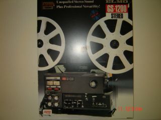 8 Elmo GS - 1200 Projector Belts,  OEM Elmo Japan 3 Belt Set / 3 Belt kit, 2