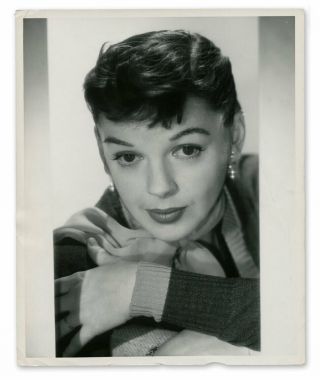 Vintage 1954 8x10 Photo Judy Garland A Star Is Born In Blodgett Sweater Costume