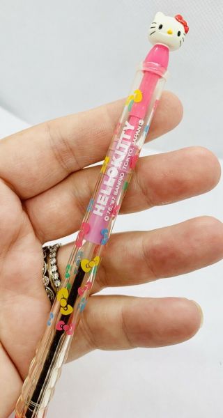 Vintage Hello Kitty Sanrio Pen With Bows 1997 Pen