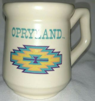 Vintage Ceramic Opryland Tn Mini Mug Native American Design Only One On Ebay