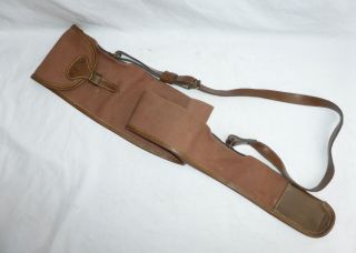 Vintage Leather Canvas Good Quality Gun Rifle Slip Case