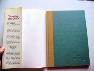 1986 SIGNED 1st Edition YOU ' RE ONLY OLD ONCE By DR.  SEUSS w/Dust Jacket 3