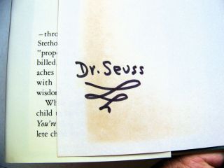 1986 SIGNED 1st Edition YOU ' RE ONLY OLD ONCE By DR.  SEUSS w/Dust Jacket 5