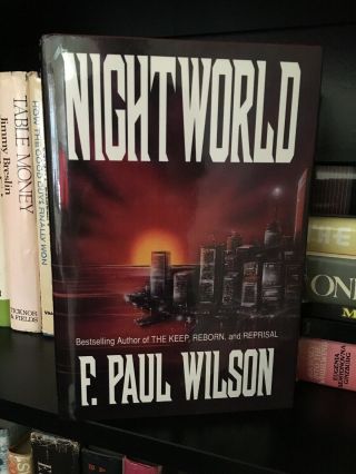 F.  Paul Wilson Nightworld 1st Ed.  Hc Dark Harvest 1992 Horror Adversary Cycle