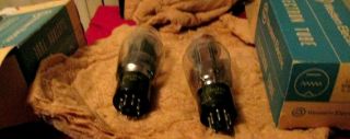 2 421a Western Electric Vacuum Tubes Nos Pair
