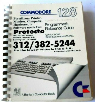 Commodore 128 Programmer’s Reference Guide 1986