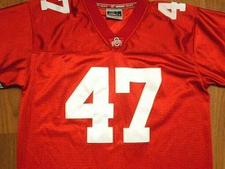 Vintage Ohio State Buckeyes 47 Stitched Football Jersey By Colosseum,  Youth Xl