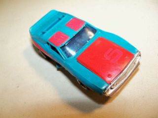 Vintage Aurora AFX Blue/Red Javelin W/Ultra Chassis,  Near, 3