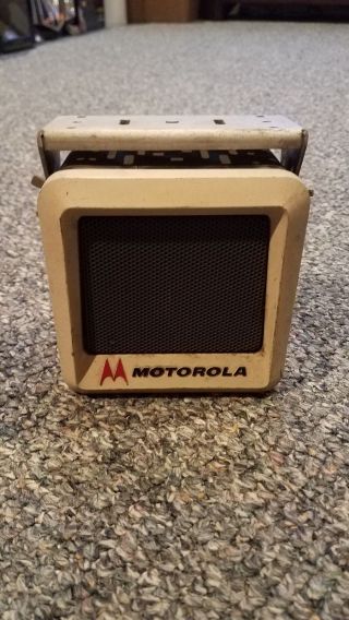 Vintage Motorola Police Radio Speaker W/ Mount Tsn6000a1 Adam 12 Lapd - Vg Cond.