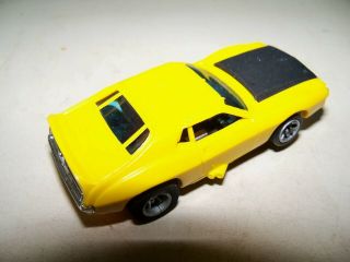 Vintage Aurora AFX Yellow/Black Javelin W/Ultra Chassis,  Near, 2