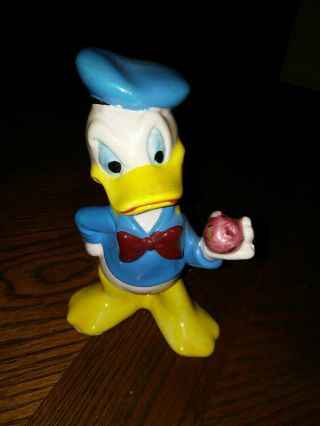 Vintage Donald Duck Figure By Walt Disney Productions Made In Japan