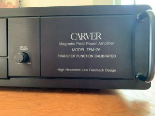 Carver TRM 25 amp with caps 3