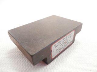 Vintage Collins Microflat 2” x 3” Salesman Sample Black Granite Surface Plate 3