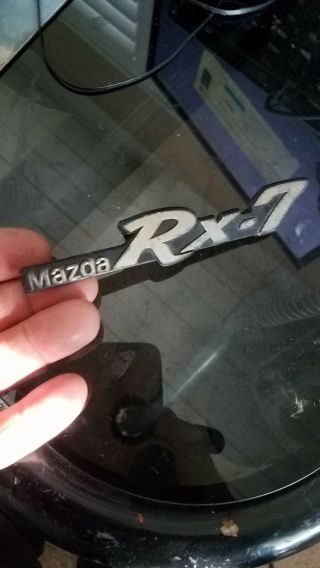 Vintage Mazda Rx - 7 Fender Emblem,  Chrome