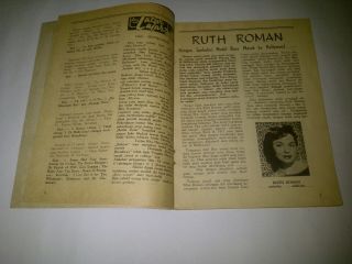 vtg INDONESIA star news mag 1954 Errol Flynn doris day lana turner ruth roman 4