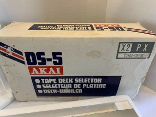 Akai DS - 5 Tape Deck Selector Very Made In Japan X2 PX 2