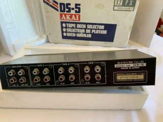 Akai DS - 5 Tape Deck Selector Very Made In Japan X2 PX 6