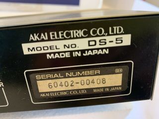 Akai DS - 5 Tape Deck Selector Very Made In Japan X2 PX 7