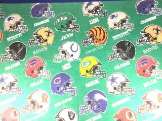 Vintage 1993 NFL Season Full Size Polyester Acrylic Blend Throw Blanket USA Made 3