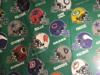 Vintage 1993 NFL Season Full Size Polyester Acrylic Blend Throw Blanket USA Made 6