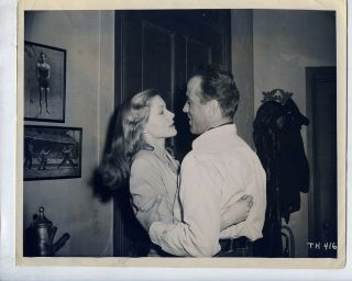 T420 Vintage Movie Actor Photo Humphrey Bogart Lauren Bacall To Have & Have Not