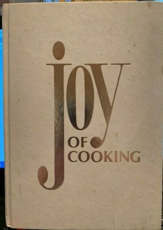 Vintage Joy Of Cooking 1980 Edition 0672518317 Rombauer Hc