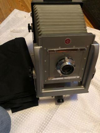 Vintage Antique Calumet Camera With Folding Bellows Calumet Caltar 4491 Lense