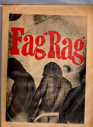 Vintage Gay Liberation Newspaper Fag Rag 26 Late 70s