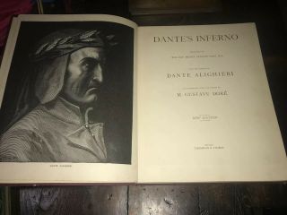 Vintage Dante’s Inferno Illustrated by Gustave Doré Edition 1800s 2