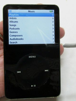 Vintage Black Apple iPod Classic 5th Gen 80GB Model A1136 4