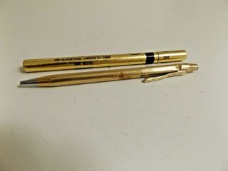 Vintage Cross Pen 1/20th 10kt Gold Filled & Refill Tube W/ Refill