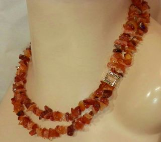 Baltic Amber Two Strand Vintage 80 